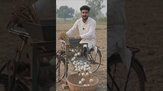lahsun ki Safai aur chatai karne wala desi jugaad machine.