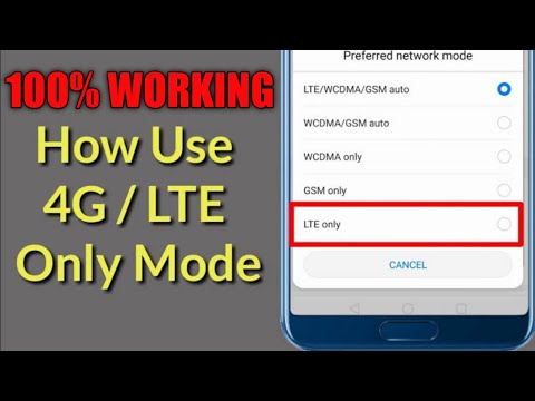 HOW TO ENABLE 4G(LTE)ONLY IN HUAWEI DEVICES EMUI 9 AND UP 100% WORKING