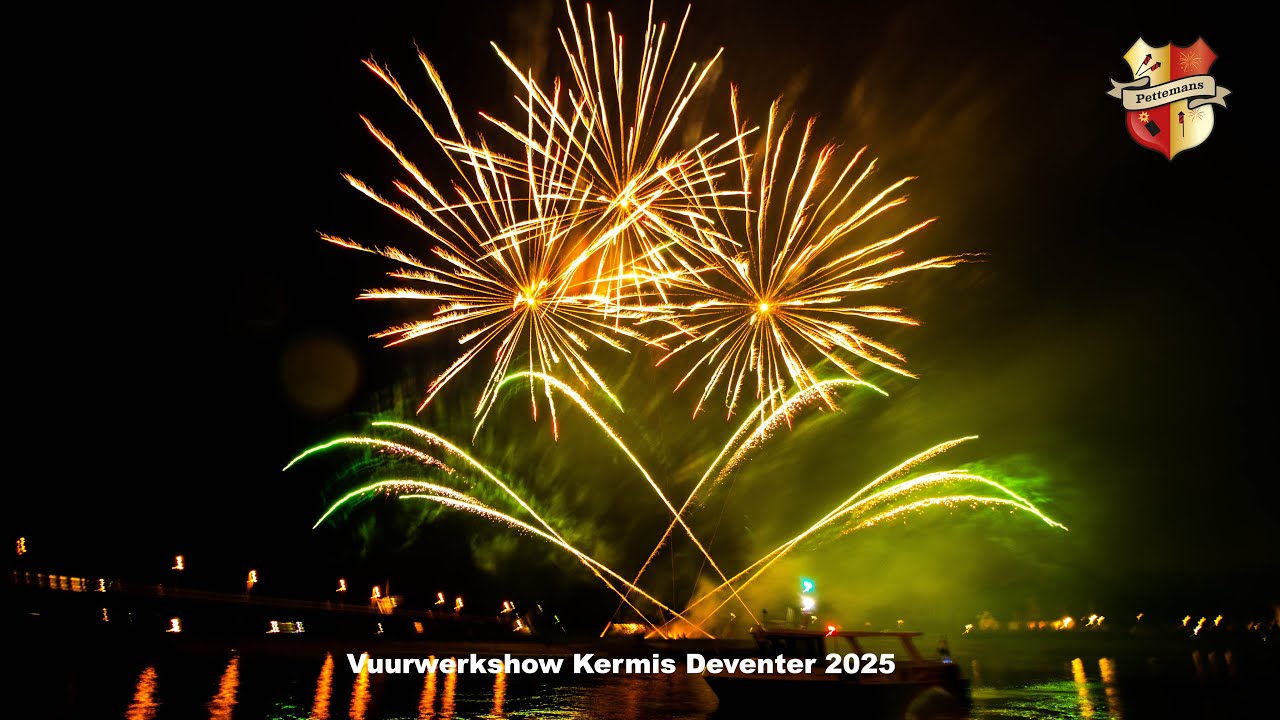 Zomerkermis Deventer - Vuurwerkshow Dutch Fireworks Professional Vuurwerk 2025 4K