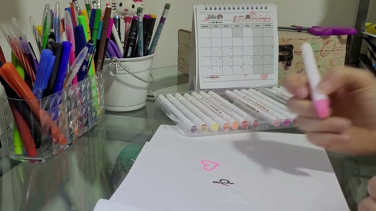 UNBOXING | Kit 48 Canetinhas Acrílicas BABUU