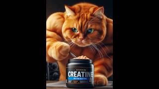don&#39;t let your cat know CREATINE || #shorts