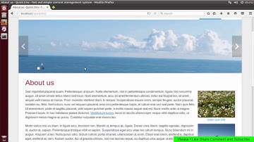 How to install Quick.CMS on ubuntu Linux
