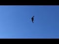 Stealth Bomber Flyover - 2022 Rose Parade - view from Arcadia