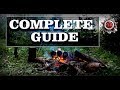 Siberian log fire most efficient camp and survival fire