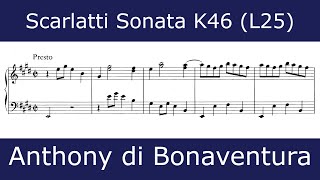 Domenico Scarlatti - Sonata in E major K46 (Anthony di Bonaventura)