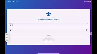 Mobile application School Management System