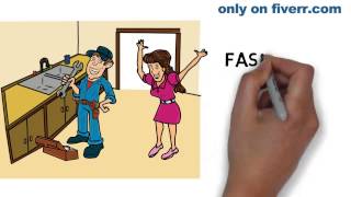 Plumber Whiteboard Animation Commercial