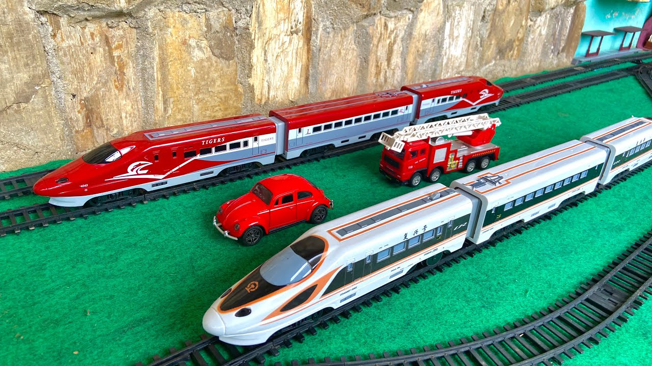 Распаковка и тестирование модели высокоскоростного поезда - модель электропоезда - китайский поезд