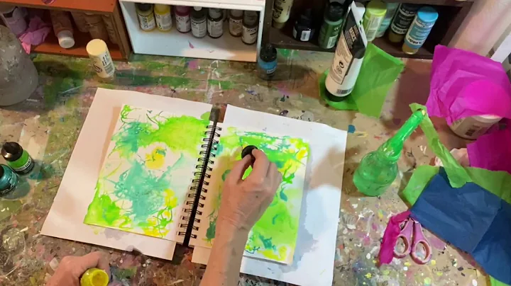 Drizzle & Splatter With Acrylic Inks:  How to make...