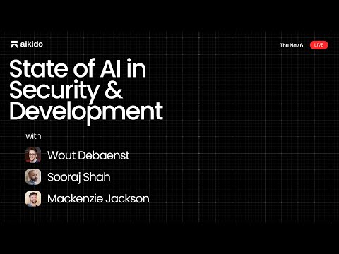 The State of AI in Security and Development 2026 | Virtual Session