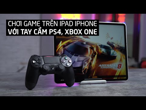 Đã có thể chơi game trên iPad bằng tay cầm PS4, Xbox One!