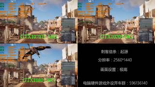 GTX1070Ti实测，1070 VS 1070Ti VS 1080，3Dmark理论性能与游戏帧数对比