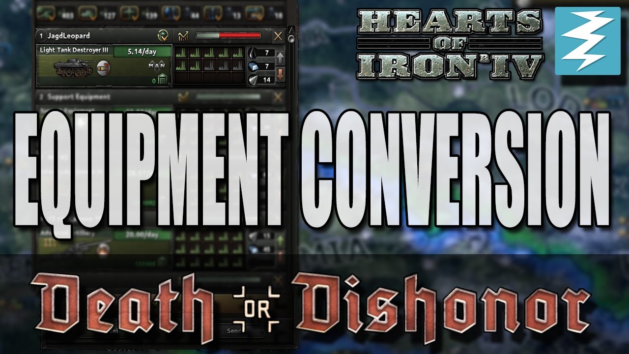 DEATH OR DISHONOR NEW FEATURE - EQUIPMENT CONVERSION Hearts of ...