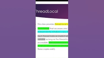 ThreadLocal values #java #coding #codingtutorial #programming #programmer #education #shorts