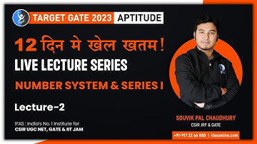Number System & Series I | Target GATE 2023 : General Aptitude | Lec - 2