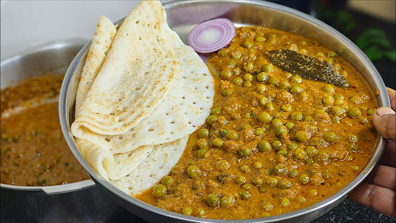 ಹಸಿ ಬಟಾಣಿ ಕುರ್ಮಾ ತುಂಬಾ ಕಡಿಮೆ ಸಮಯದಲ್ಲಿ ಈ ವಿಧಾನದಲ್ಲಿ ಟ್ರೈ ಮಾಡಿ green peas Kurma recipe 