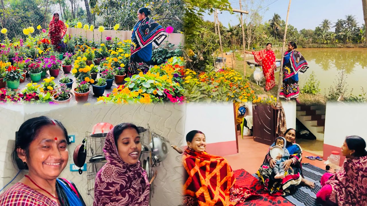 সন্ধ্যা বেলায় মরুপিসির বাড়ি গেলাম মা,কাকিকে নিয়ে কি বানিয়ে খাওয়ালো দেখুন