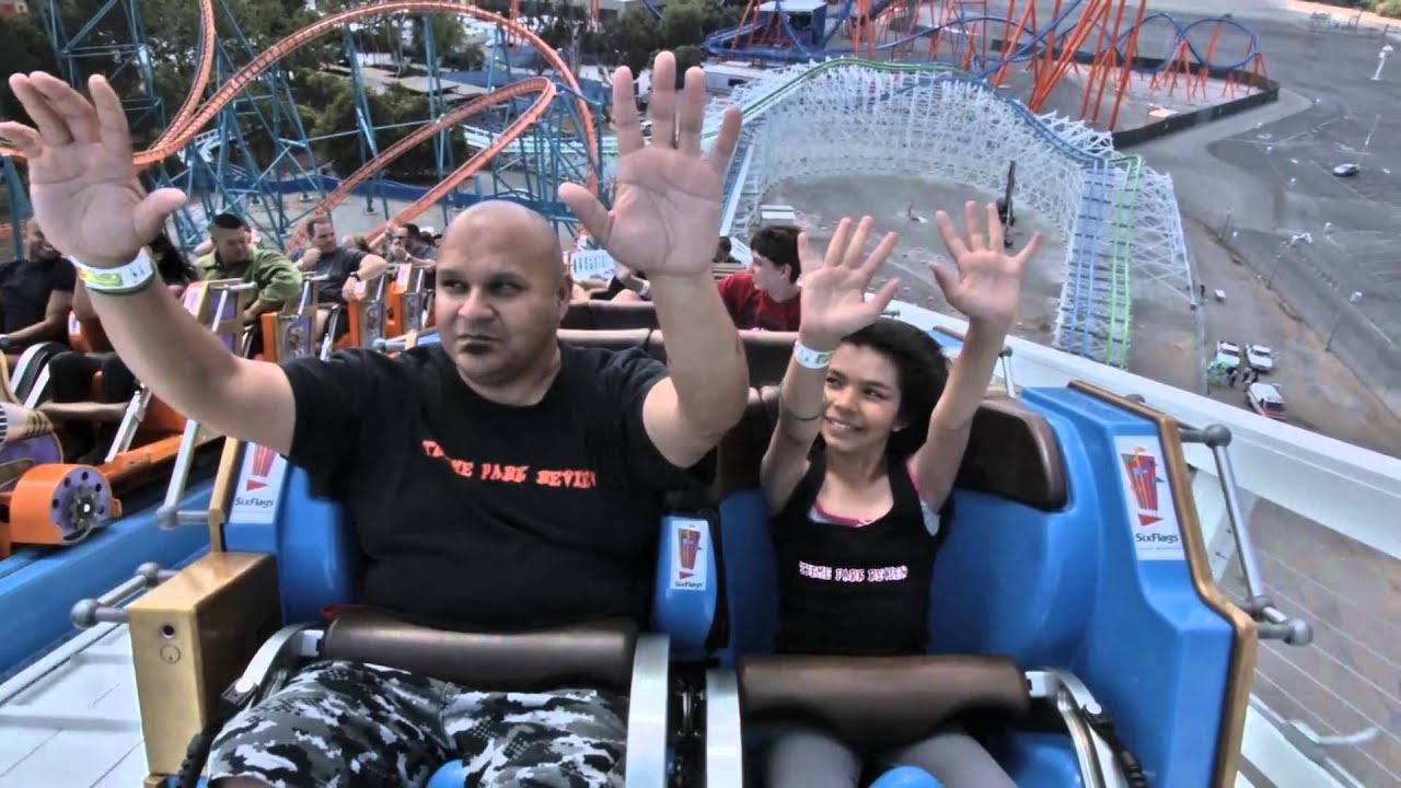 Twisted Colossus POV - Six Flags Magic Mountain - YouTube
