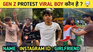 Gen z Protest Viral Boy Abhinav Bisht Instagram I'd Suspended🤯| Gen Z Protest In India Funny Moments