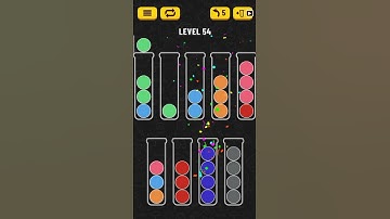ball sort puzzle level 54 walkthrough