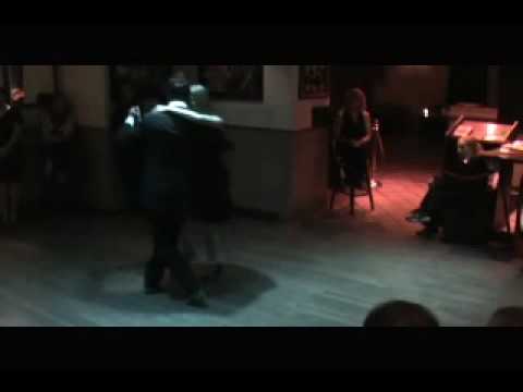 Eilecia Bovard y Julio Bassan milonga