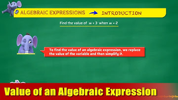 G6 - Module1 - Introduction - Value of an Algebraic Expression | Appu Series | Grade 6 Math Learning