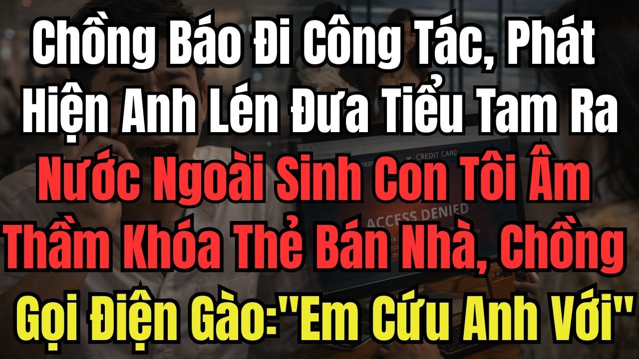 Chồng Báo Đi Công Tác, Phát Hiện Anh Lén Đưa Tiểu Tam Ra Nước Ngoài Sinh Con Tôi Âm Thầm Khóa Thẻ Bá
