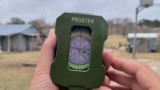 Durable Compass with Clinometer | Proster IP54 Hiking Compass