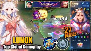 27 Kills   Maniac!! 🔥 Insane Lunox Gameplay | Great Start to the Season