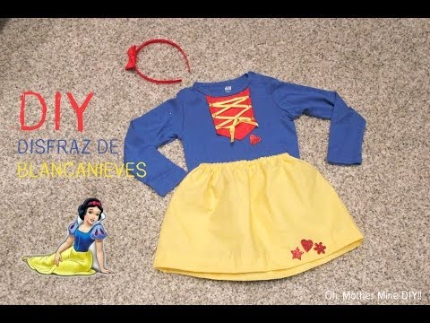 DIY Disfraces de niña para halloween BLANCANIEVES