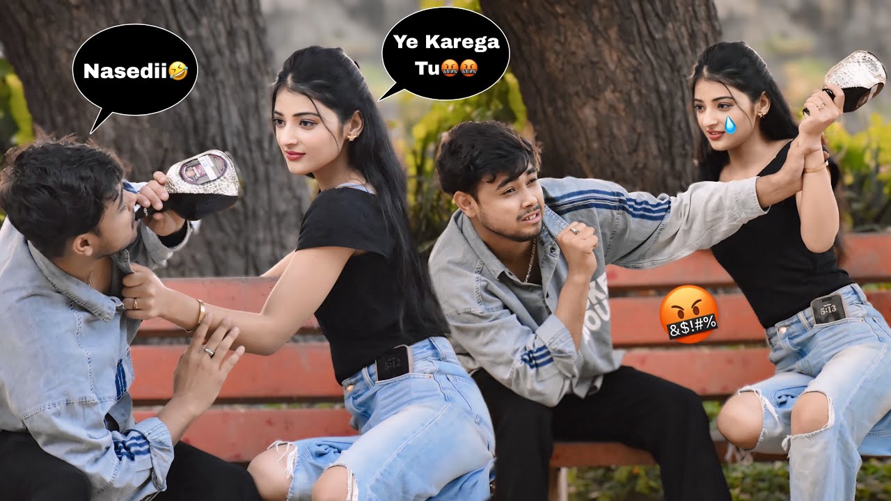 Drinking Prank On Girlfriend😂| Sana Rone Lagi😢 | Gone Romentic😍 | Ankit Mall Thakur @team_jhopdi_k 