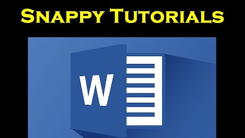 Add a Blank Line Before a Table - Microsoft Word
