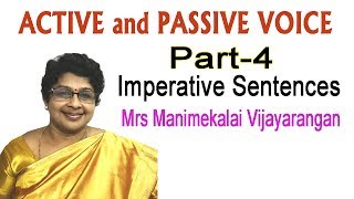 Easy Grammar For Good Marks || Active and Passive Voice | Part 4 Imperative sentences