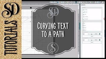 Curving text to a path in Silhouette Studio version 3