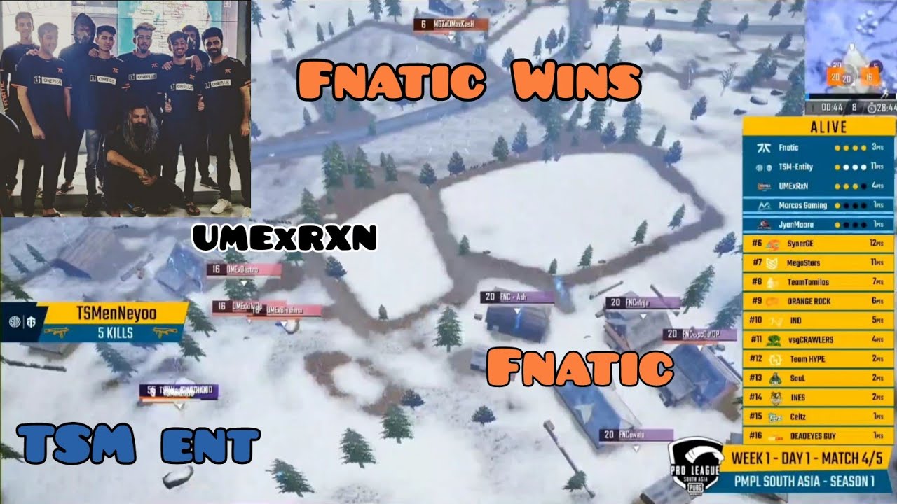 Fnatic Victorious in Vikendi | TSM vs Fnatic vs UME | RavenTTmanty Wipes SouL