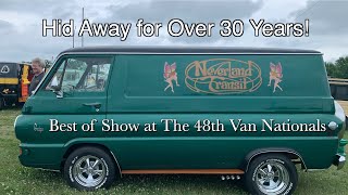 1965 Dodge A100 Custom Van. "Neverland Transit"  Best of Show, Best in Class and Light Show.
