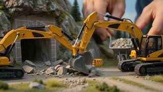 Miniature DIY Mountain Tunnel Construction Timelapse 🚧 | Amazing Tiny Road Tunnel Build 