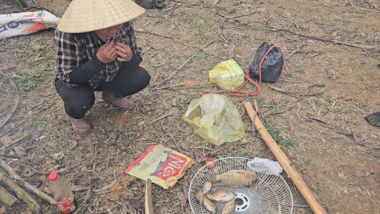 Đi làm câu cá nướng ăn tại trận 😂😂