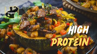 This Delicious High Protein Stuffed Squash Is Vegan and Anti-Inflammatory | Stuffed Squash