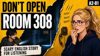 Do Not Open Room 308 | Scary English Story for Listening Practice (A2–B1)