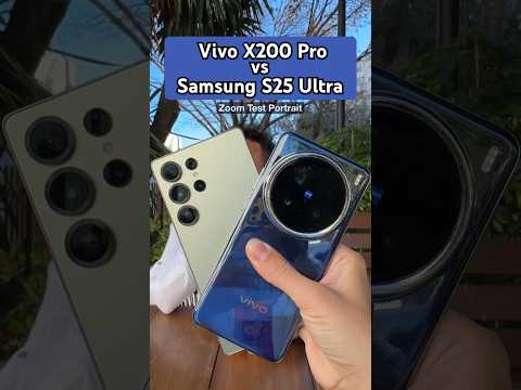 Vivo X200 Pro vs Samsung S25 Ultra: portrait zoom test!
