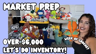 MARKET PREP 🌺 CHAT AND CHAT | LETS DO INVENTORY 🌞 $6K WORTH!