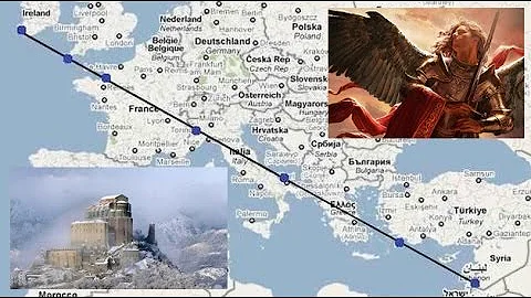 The mysterious straight line that unites seven shr...