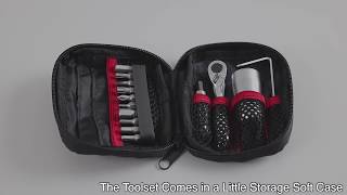 How to use CyclingDeal Mini Bike Ratchet Multitool Repair Set - Torque Wrench Allen Key Kit 3-10Nm