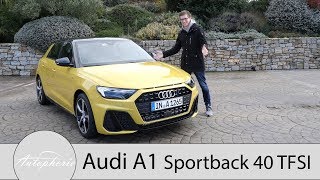 2018 Audi A1 Sportback 40 TFSI Driving Report / How much premium is it really? - Autophorie