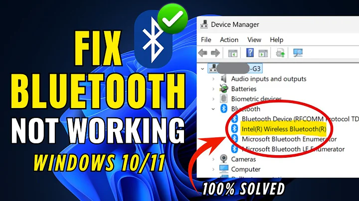 Bluetooth Not Working or Not Detected in Windows 10/11 | 100% Solved