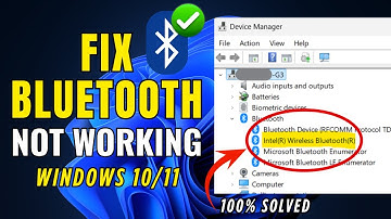 Bluetooth Not Working or Not Detected in Windows 10/11 | 100% Solved