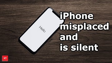 iPhone is misplaced somewhere in the house and is in silent mode