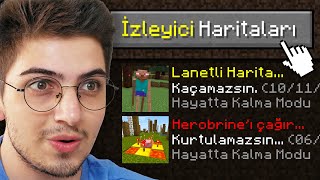 Minecraft Ama İzleyici Haritalarını Oynadım 7