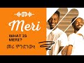 Meri Podcast: ክፍል ፩: መሪ ምንድነው? | Episode 1: What is Meri?